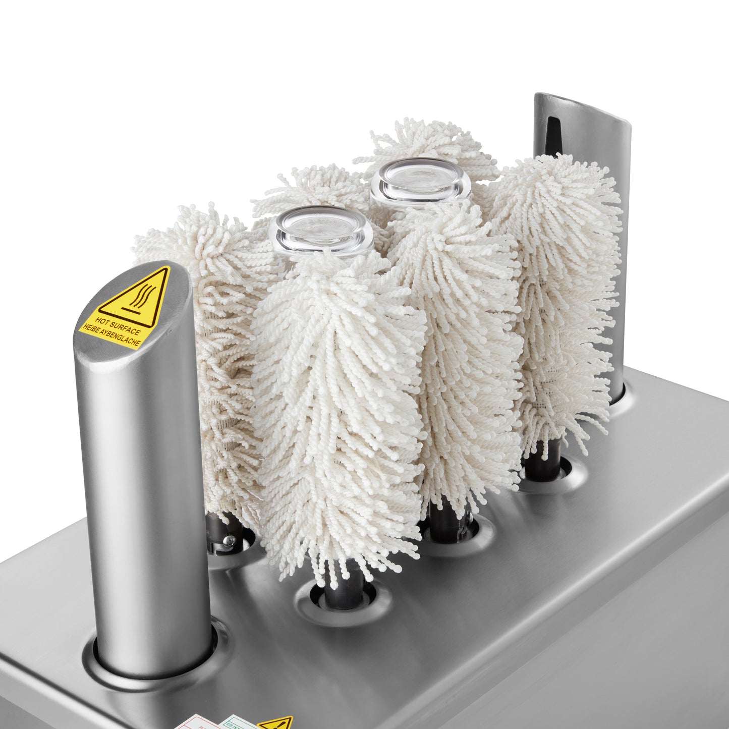 Glass Polisher - 8 Brushes - 600 Glasses/Hour