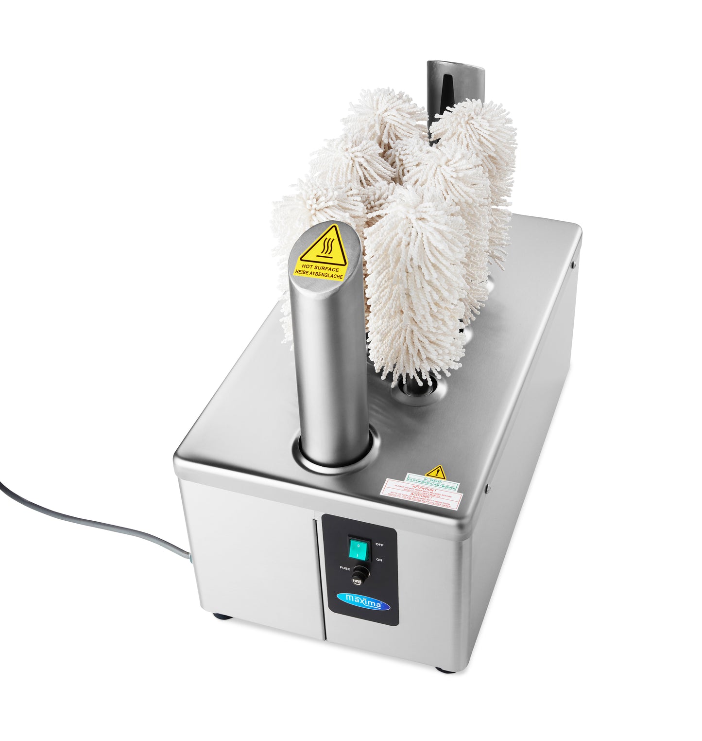 Glass Polisher - 8 Brushes - 600 Glasses/Hour