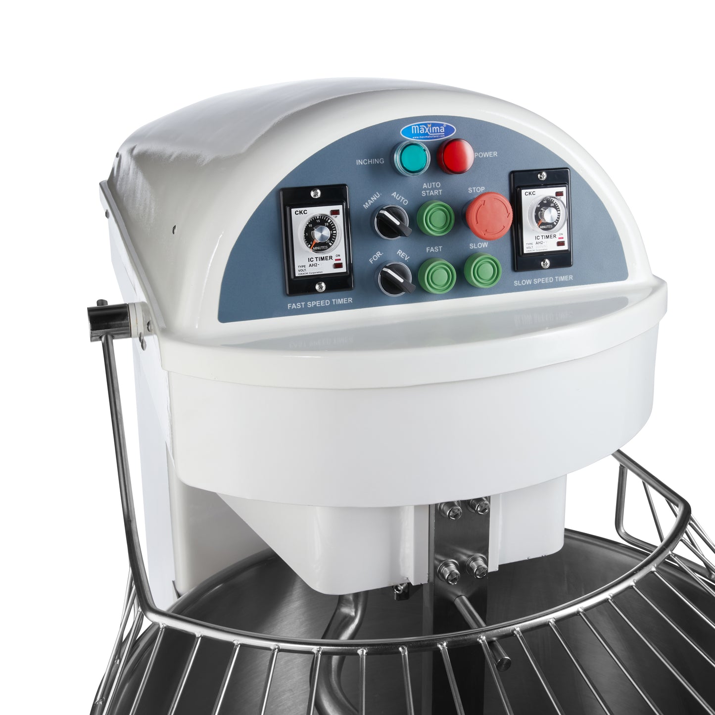 Dough Mixer - 100L - 64kg Dough - 2 Speeds - 400V