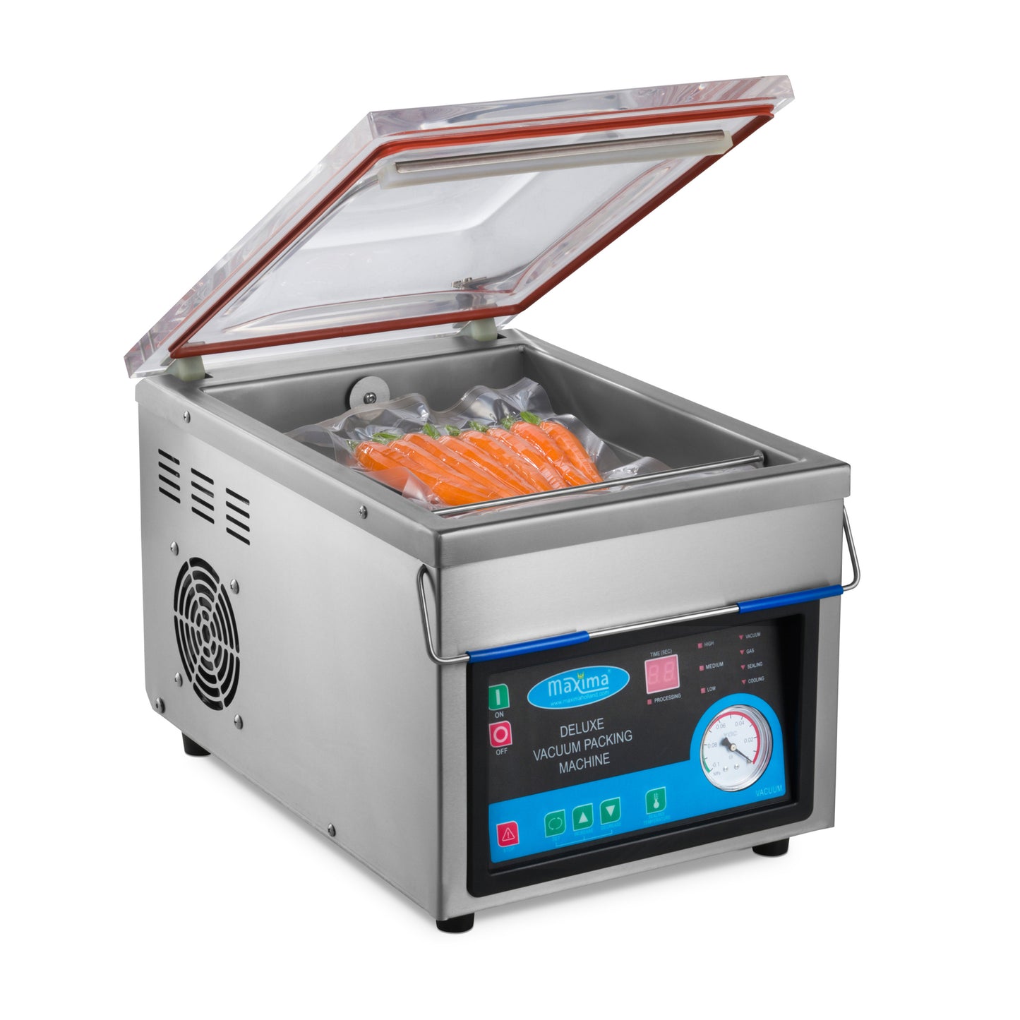 Vacuum Pack Machine - 26cm Seal - W28 x D38,5cm x H9 Chamber
