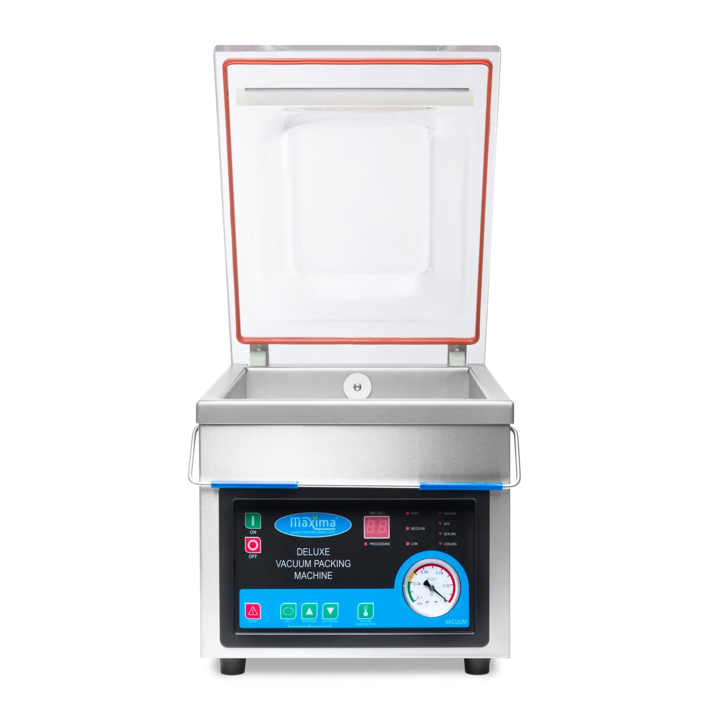 Vacuum Pack Machine - 26cm Seal - W28 x D38,5cm x H9 Chamber