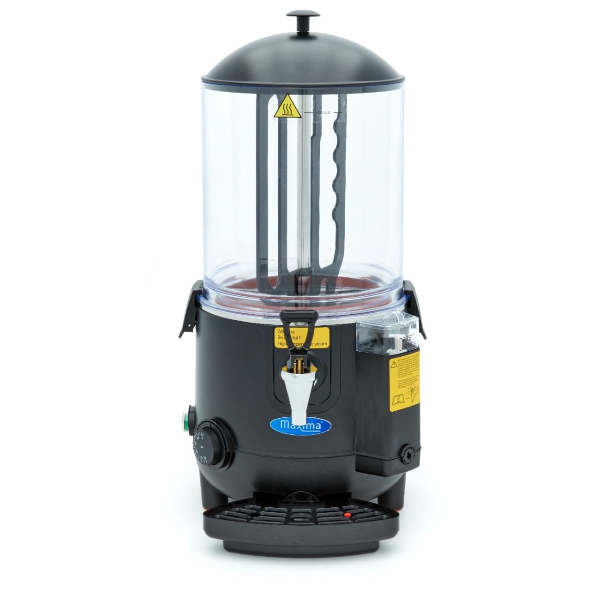 Dispensador chocolate caliente negro