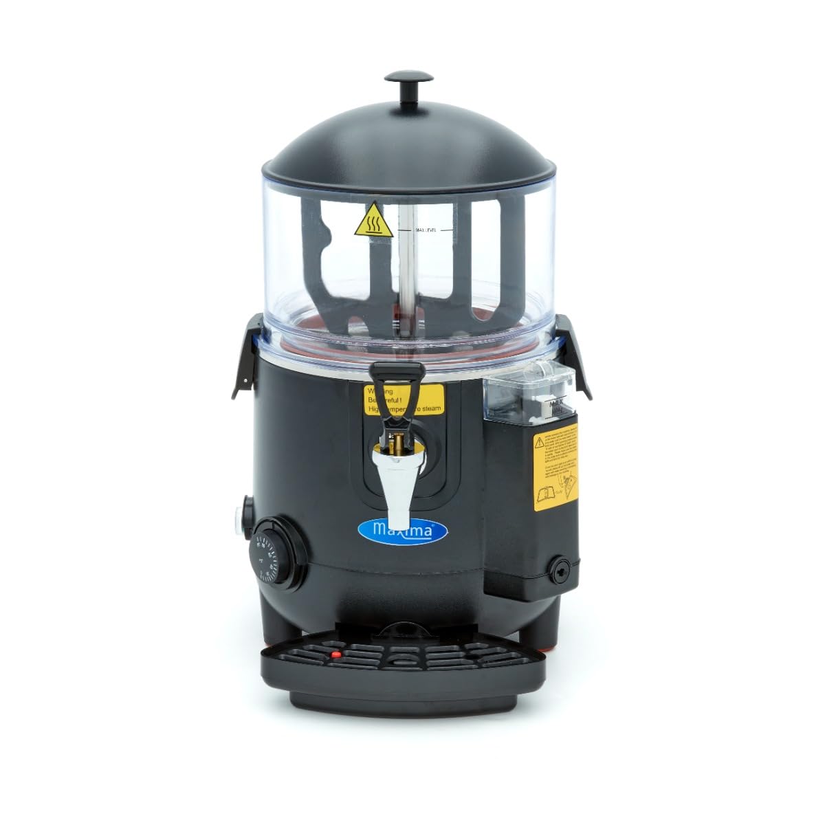 Dispensador chocolate caliente negro