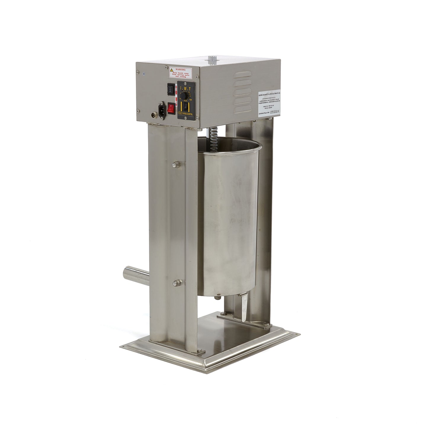 Sausage Stuffer - 20L - Automatic - Vertical - incl 4 Filling Tubes