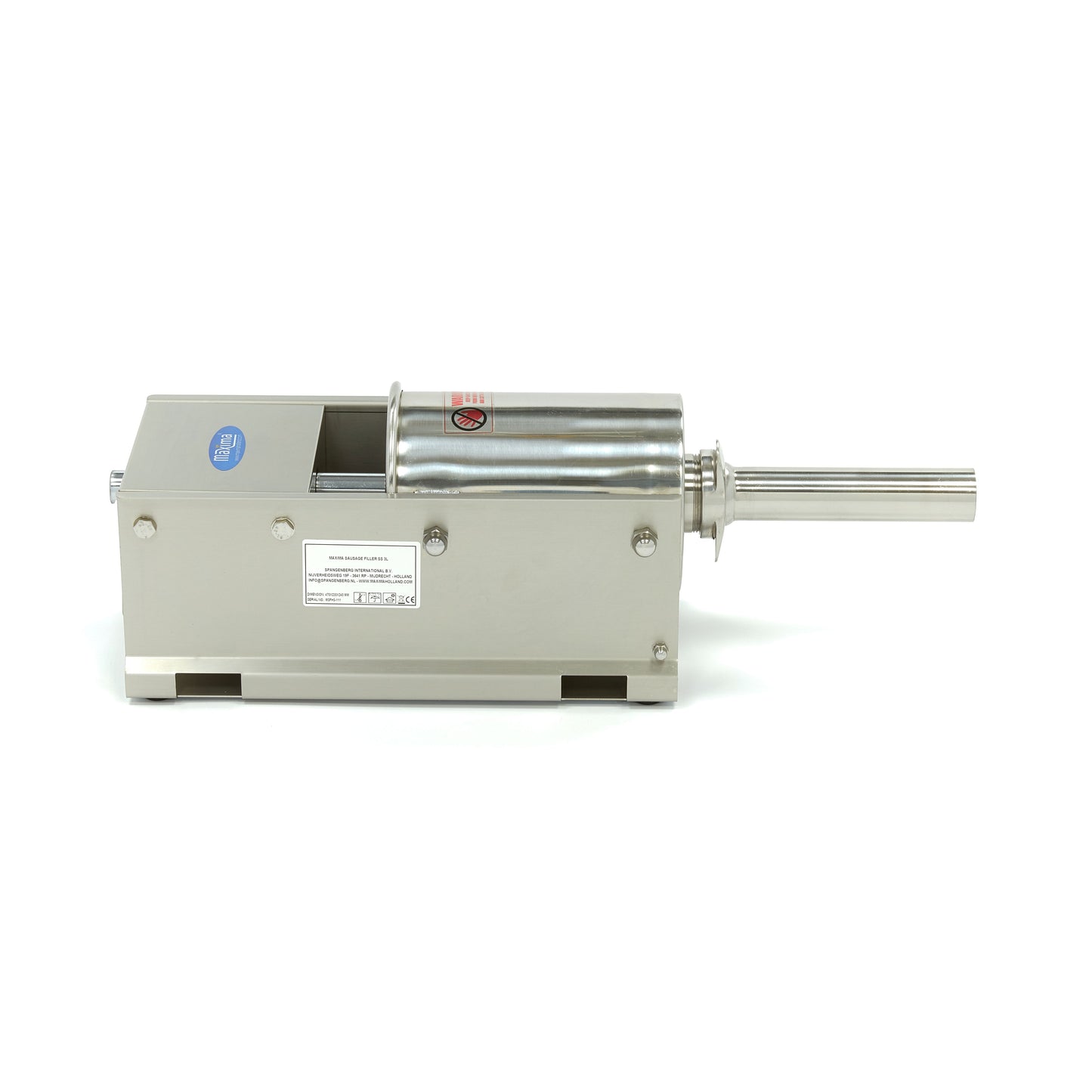 Sausage Stuffer - 3L - Horizontal - incl 4 Filling Tubes
