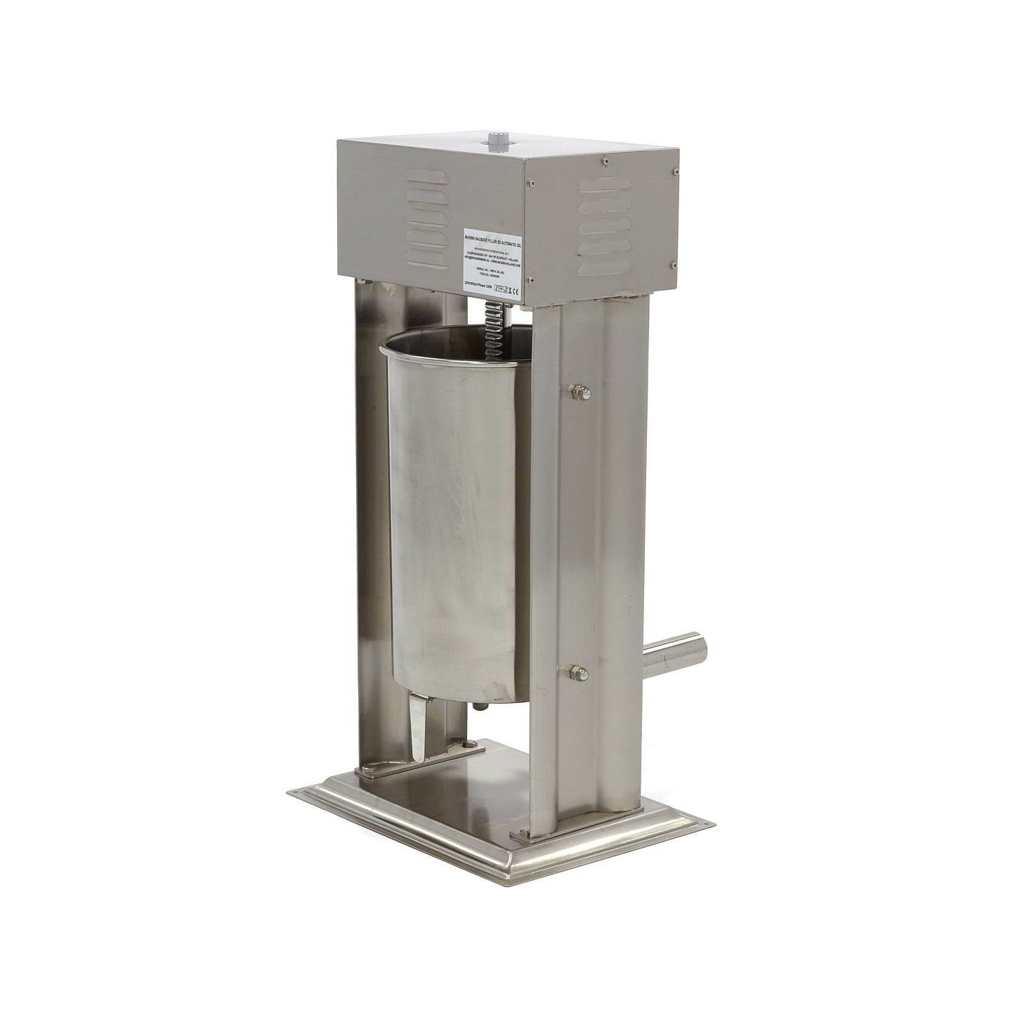 Sausage Stuffer - 20L - Automatic - Vertical - incl 4 Filling Tubes