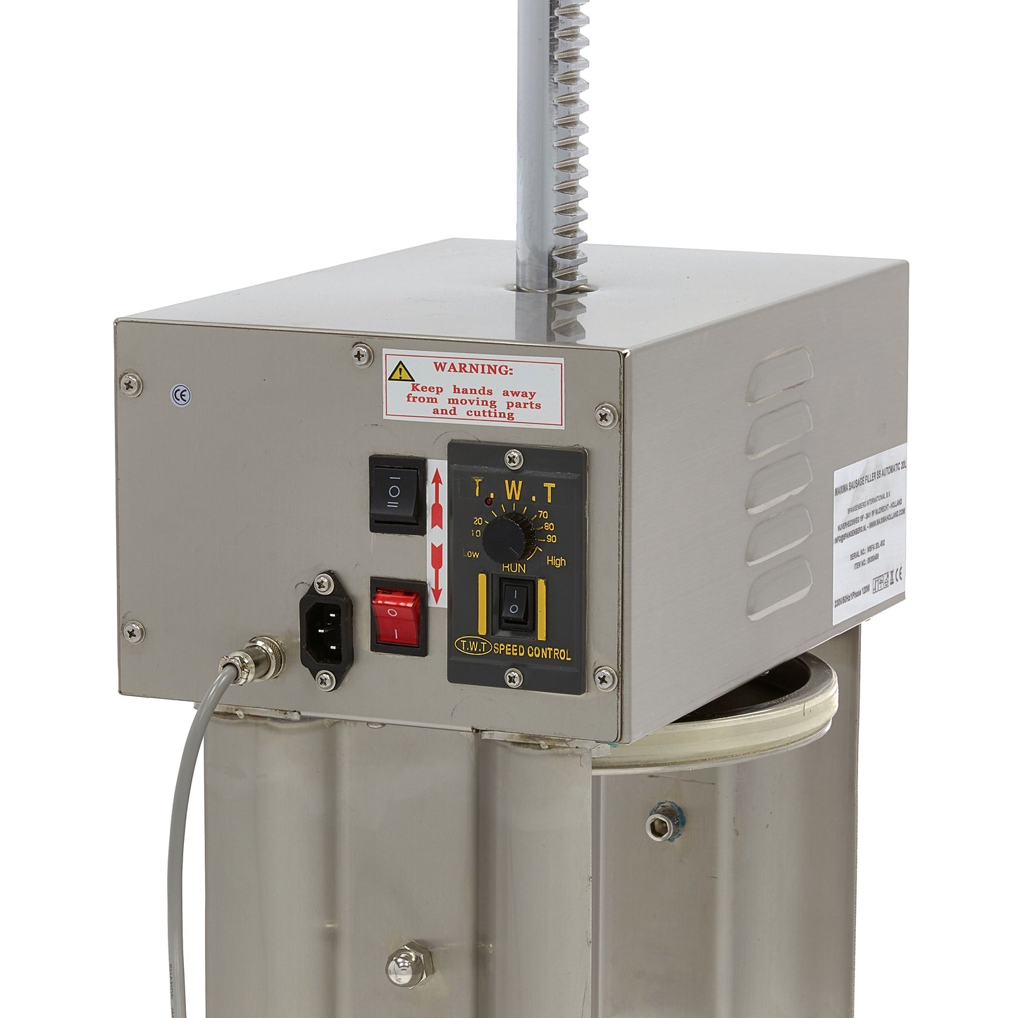Sausage Stuffer - 20L - Automatic - Vertical - incl 4 Filling Tubes