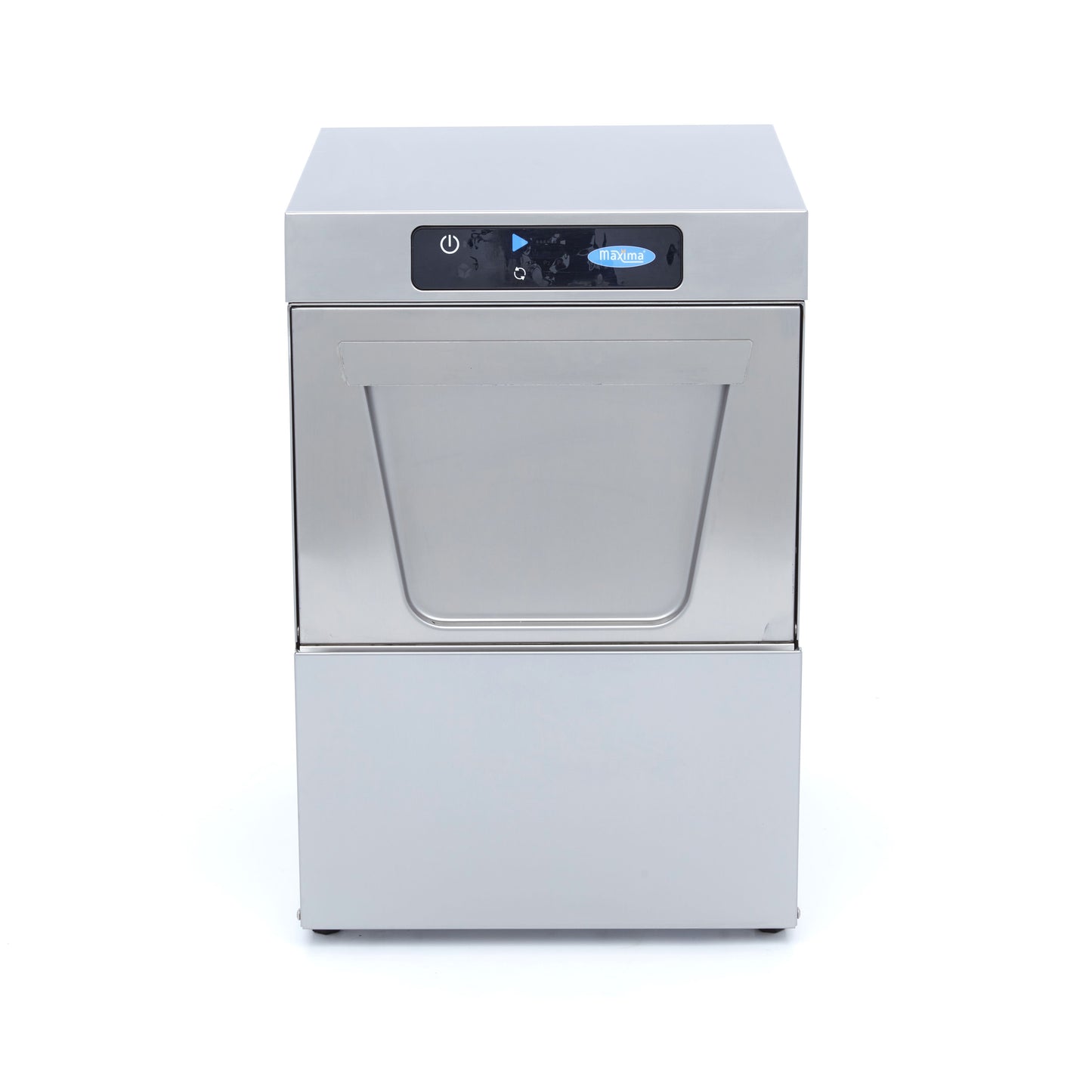 Glass Washer - 35 x 35cm - with Drain, Rinse Aid and Soap Pump - Digital Display - 230V