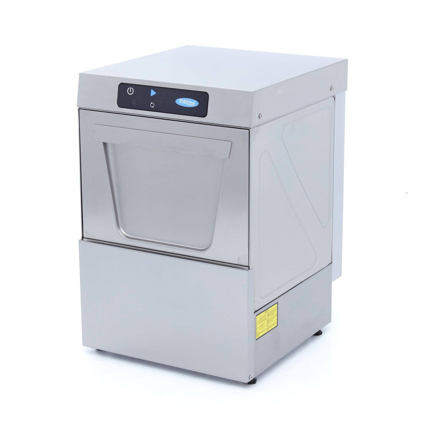 Glass Washer - 35 x 35cm - with Drain, Rinse Aid and Soap Pump - Digital Display - 230V