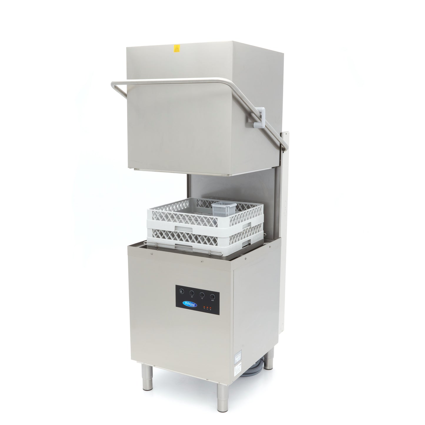 Pass Through Dishwasher - 50x50cm - With Drain, Rinse Aid and Soap Pumps - 400V