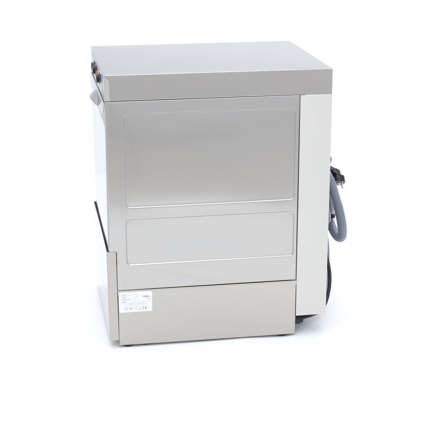 Undercounter Dishwasher - 40 x 40cm - with Drain, Rinse Aid and Soap Pumps - 230V