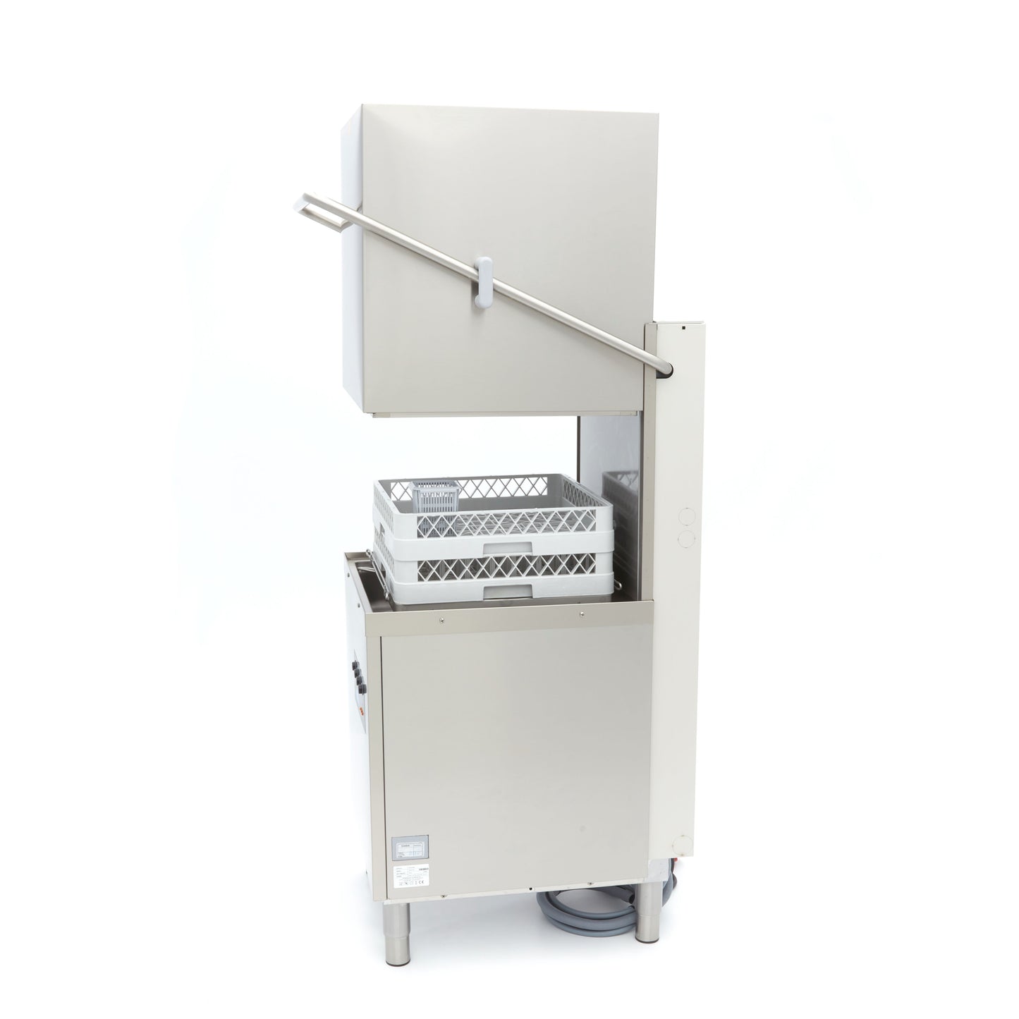 Pass Through Dishwasher - 50x50cm - With Drain, Rinse Aid and Soap Pumps - 400V