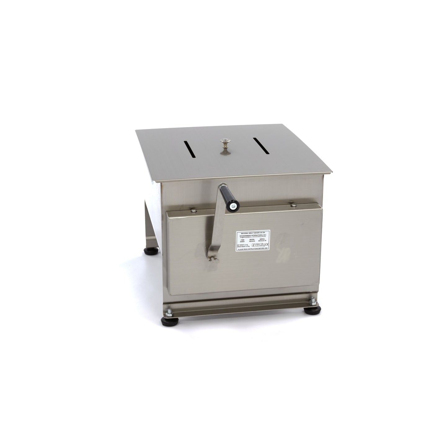 Meat Mixer - 40L - 35kg Meat - Double Axle - Manual
