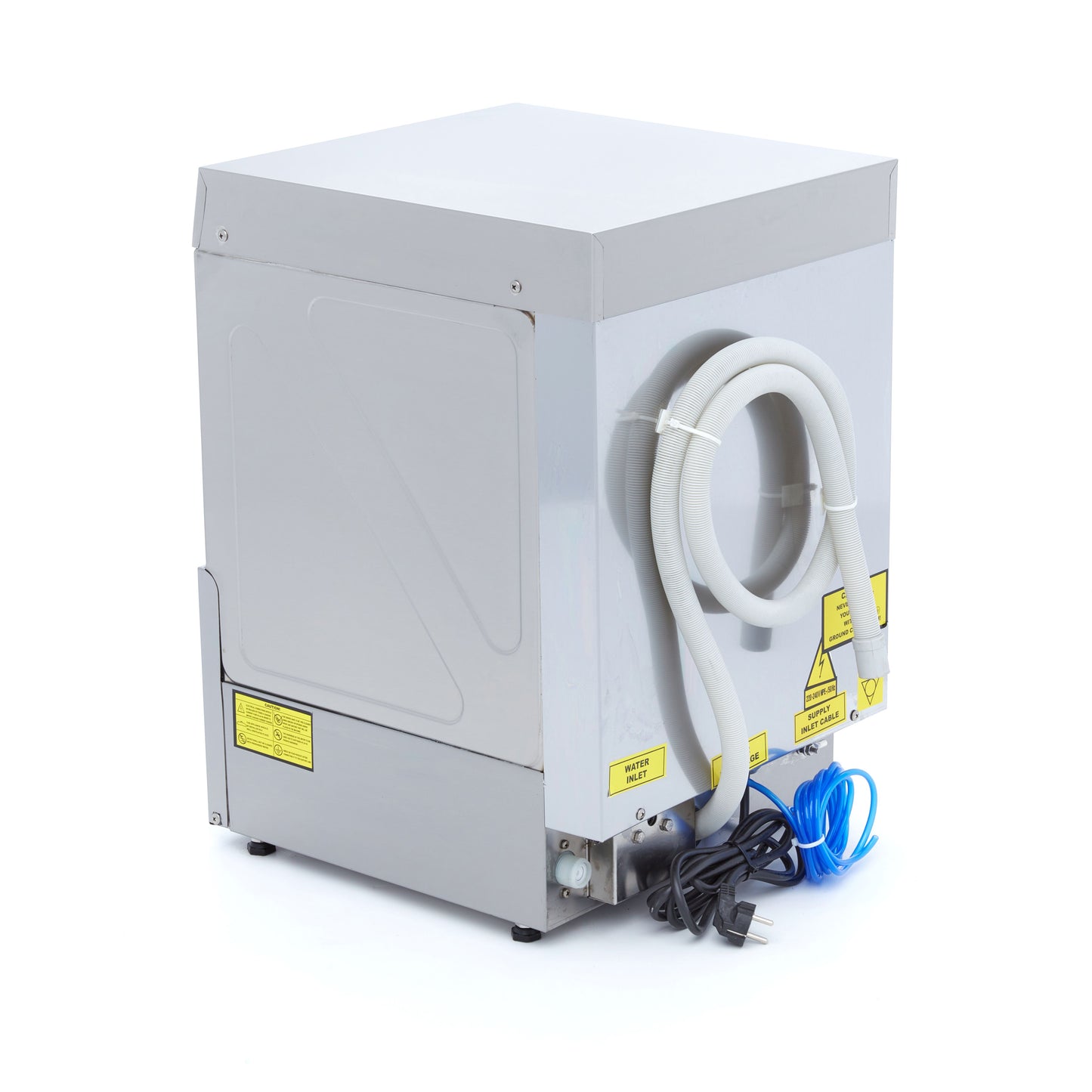 Glass Washer - 35 x 35cm - with Rinse Aid Pump - Digital Display - 230V