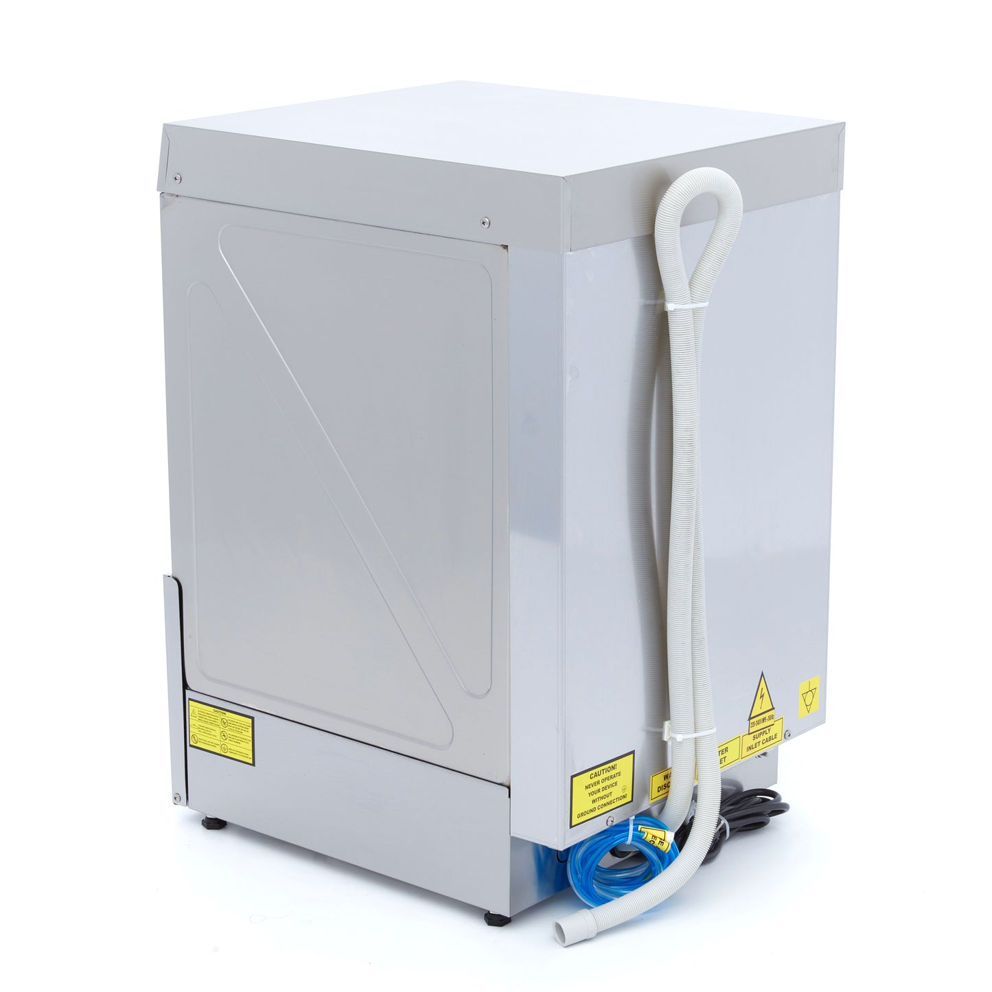 Undercounter Dishwasher - 40 x 40cm - with Drain, Rinse Aid and Soap Pump - Digital Display - 230V
