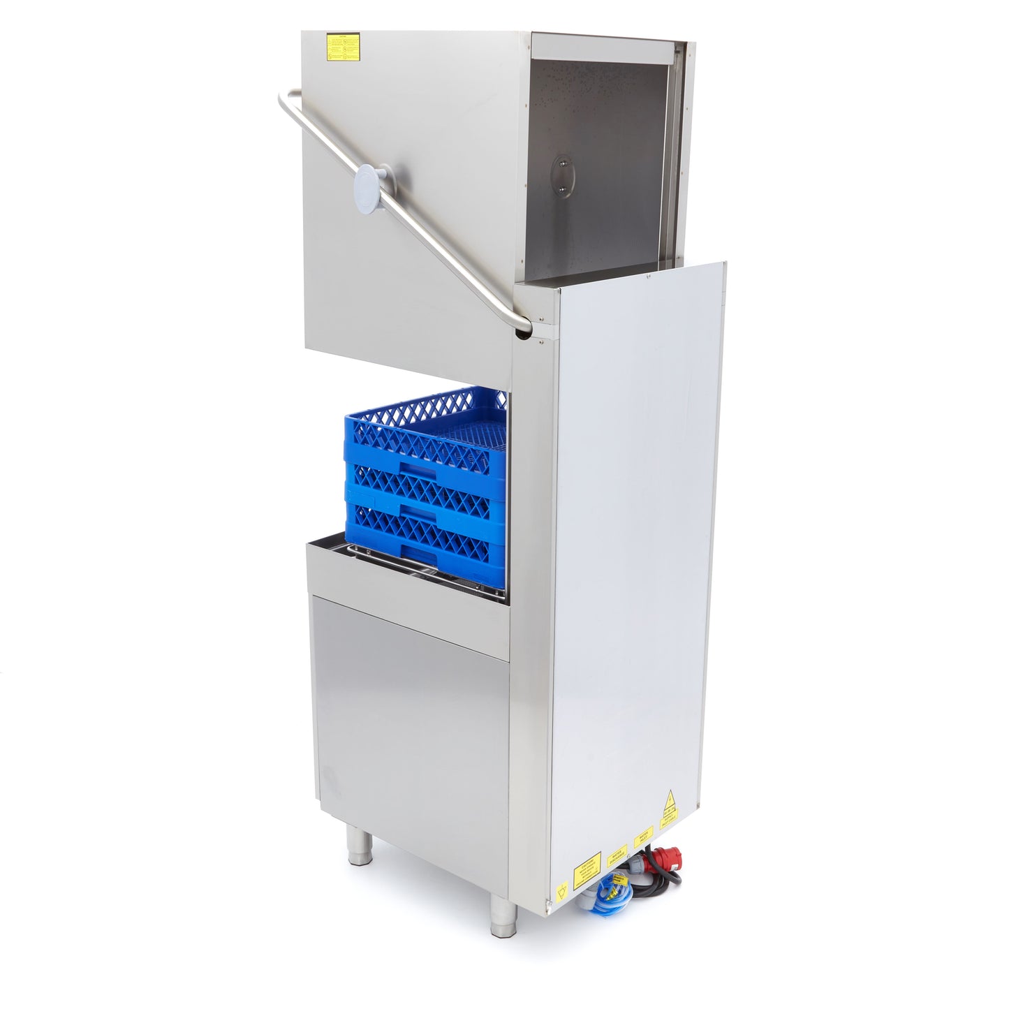 Pass Through Dishwasher - 50 x 50cm - With Rinse Aid and Soap Pumps - Digital Display - 400V