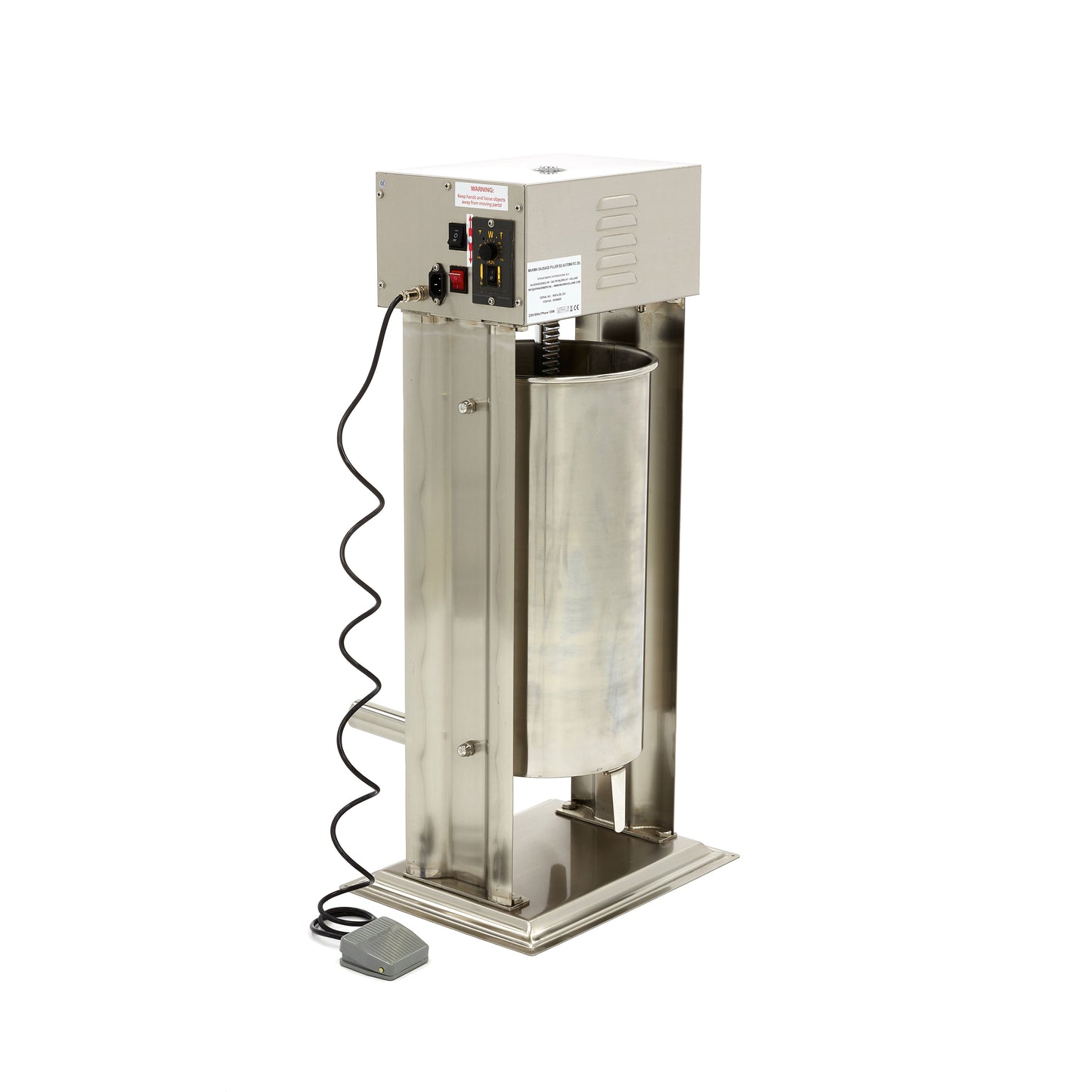 Sausage Stuffer - 25L - Automatic - Vertical - incl 4 Filling Tubes