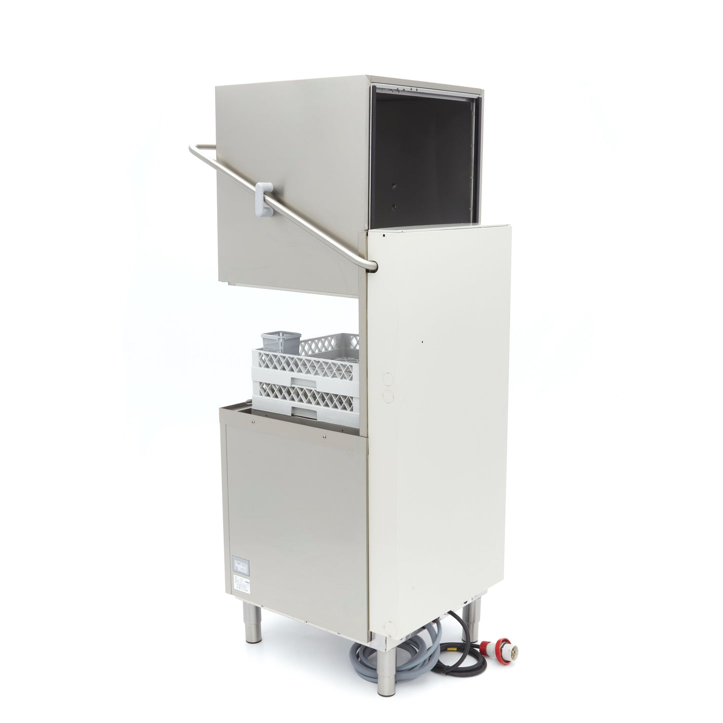 Pass Through Dishwasher - 50x50cm - With Drain, Rinse Aid and Soap Pumps - 400V