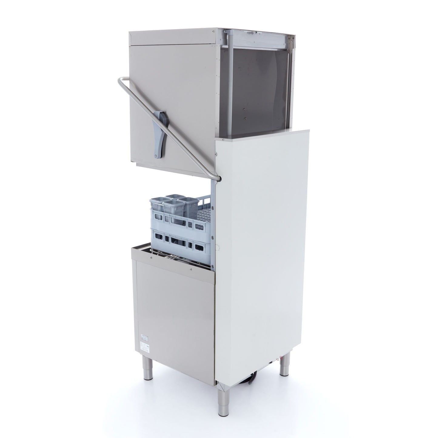 Pass Through Dishwasher - 50x60cm - With Rinse Aid and Soap Pumps - 400V