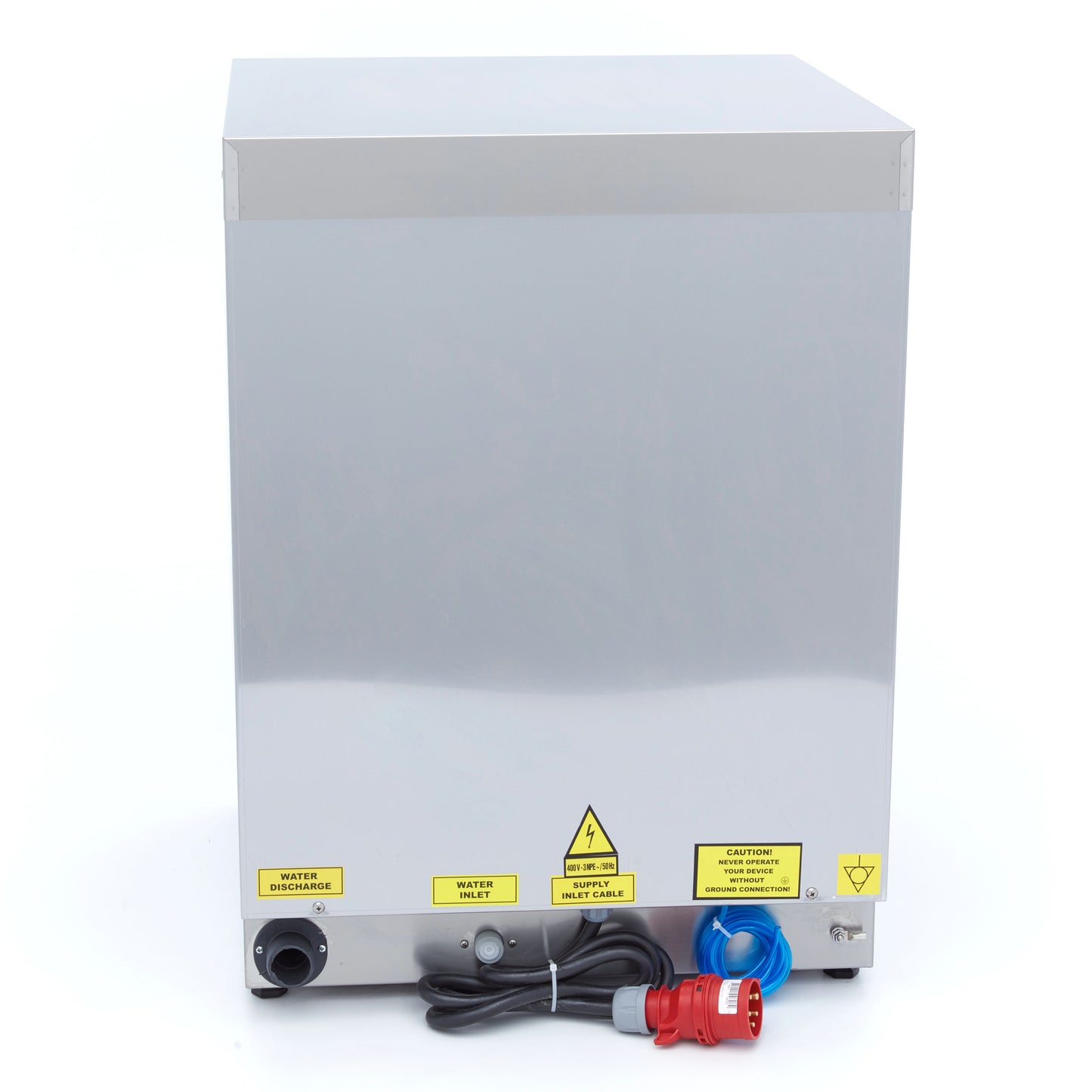 Undercounter Dishwasher - 50 x 50cm - with Rinse Aid Pump - Digital Display - 400V