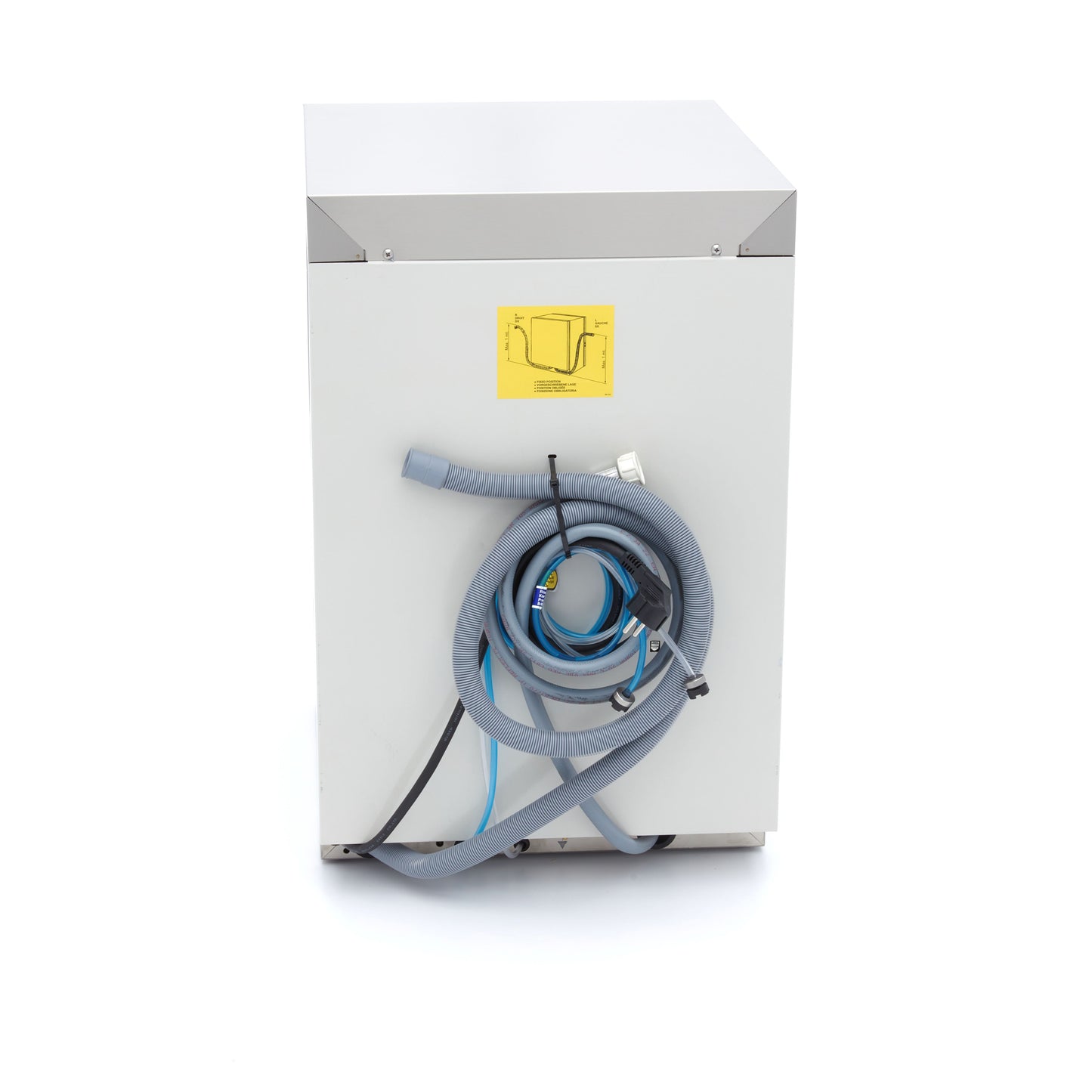 Undercounter Dishwasher - 40 x 40cm - with Drain, Rinse Aid and Soap Pumps - 230V