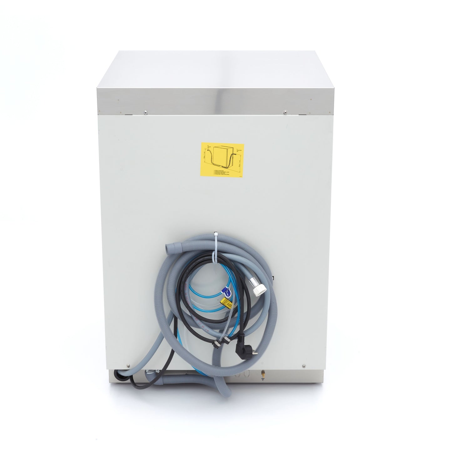 Undercounter Dishwasher - 50 x 50cm - with Drain, Rinse Aid and Soap Pumps - 230V