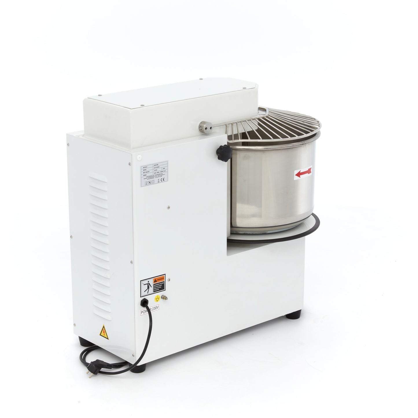 Dough Mixer - 30L - 18kg Dough - 2 Speeds - Removable Bowl