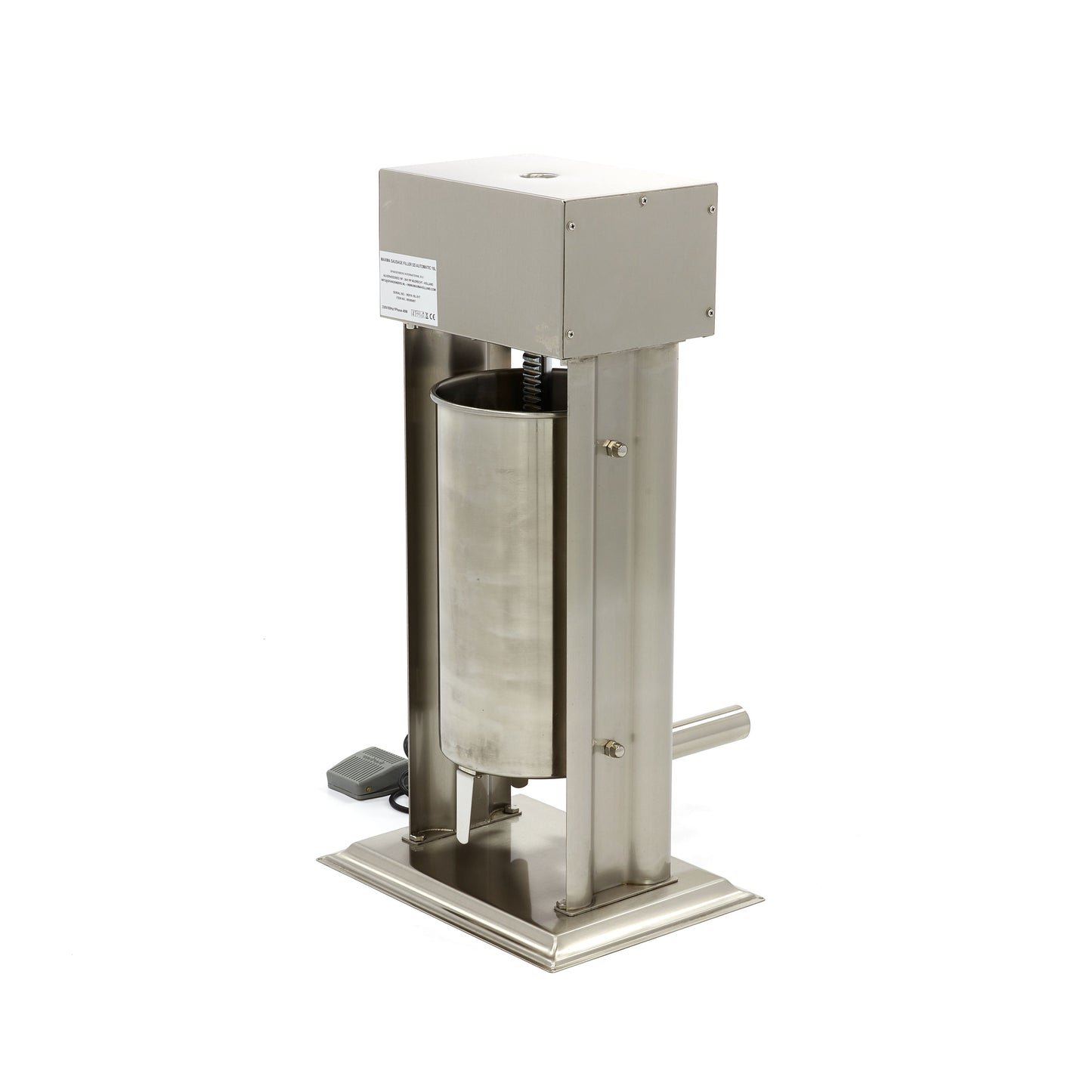Sausage Stuffer - 15L - Automatic - Vertical - incl 4 Filling Tubes