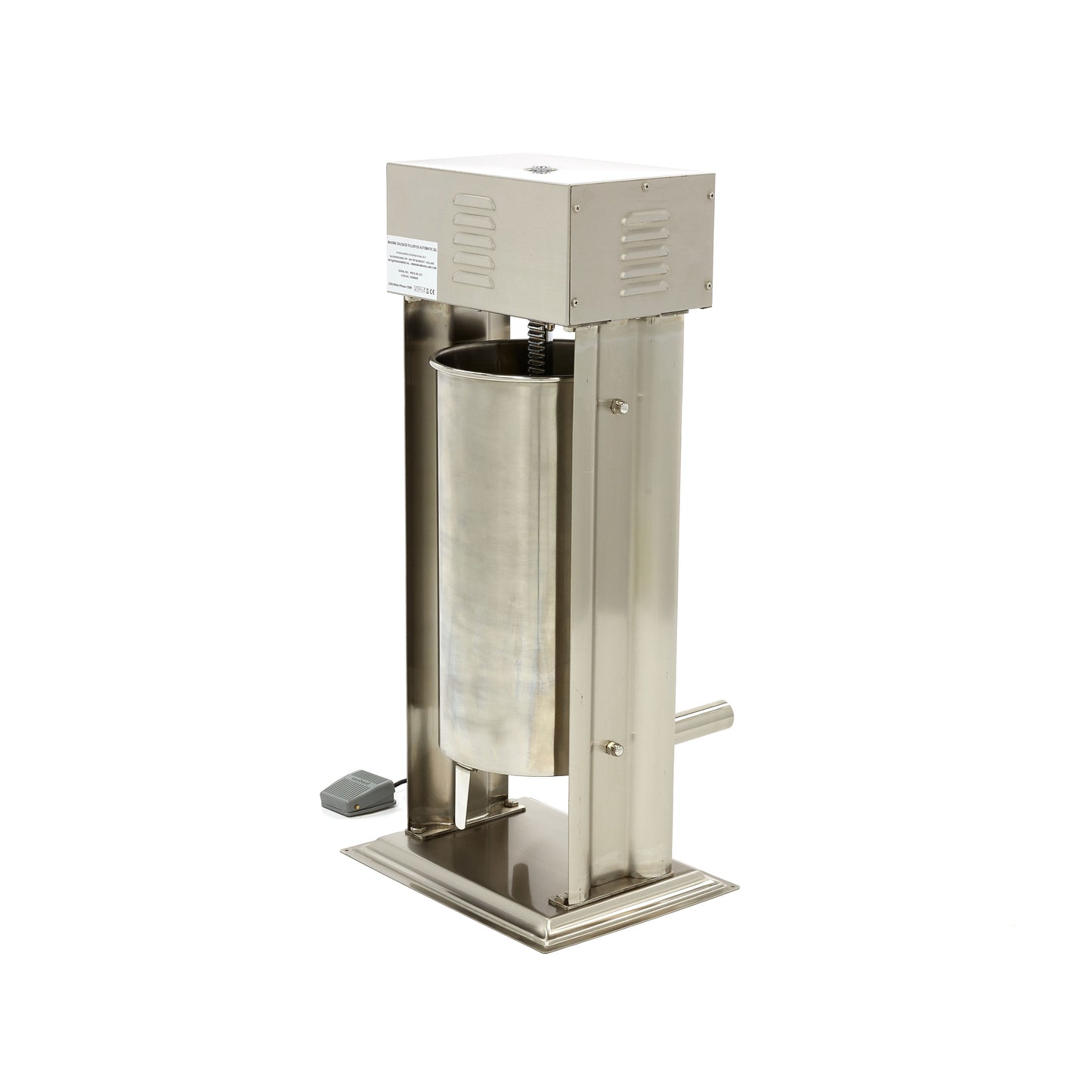 Sausage Stuffer - 25L - Automatic - Vertical - incl 4 Filling Tubes