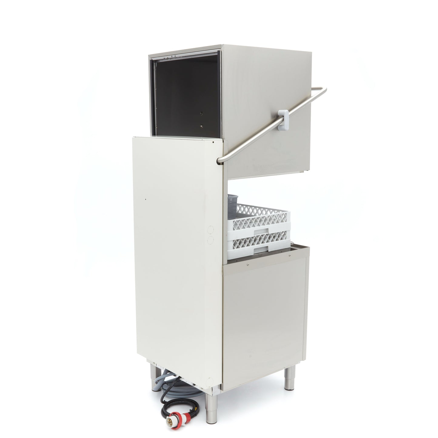 Pass Through Dishwasher - 50x50cm - With Drain, Rinse Aid and Soap Pumps - 400V