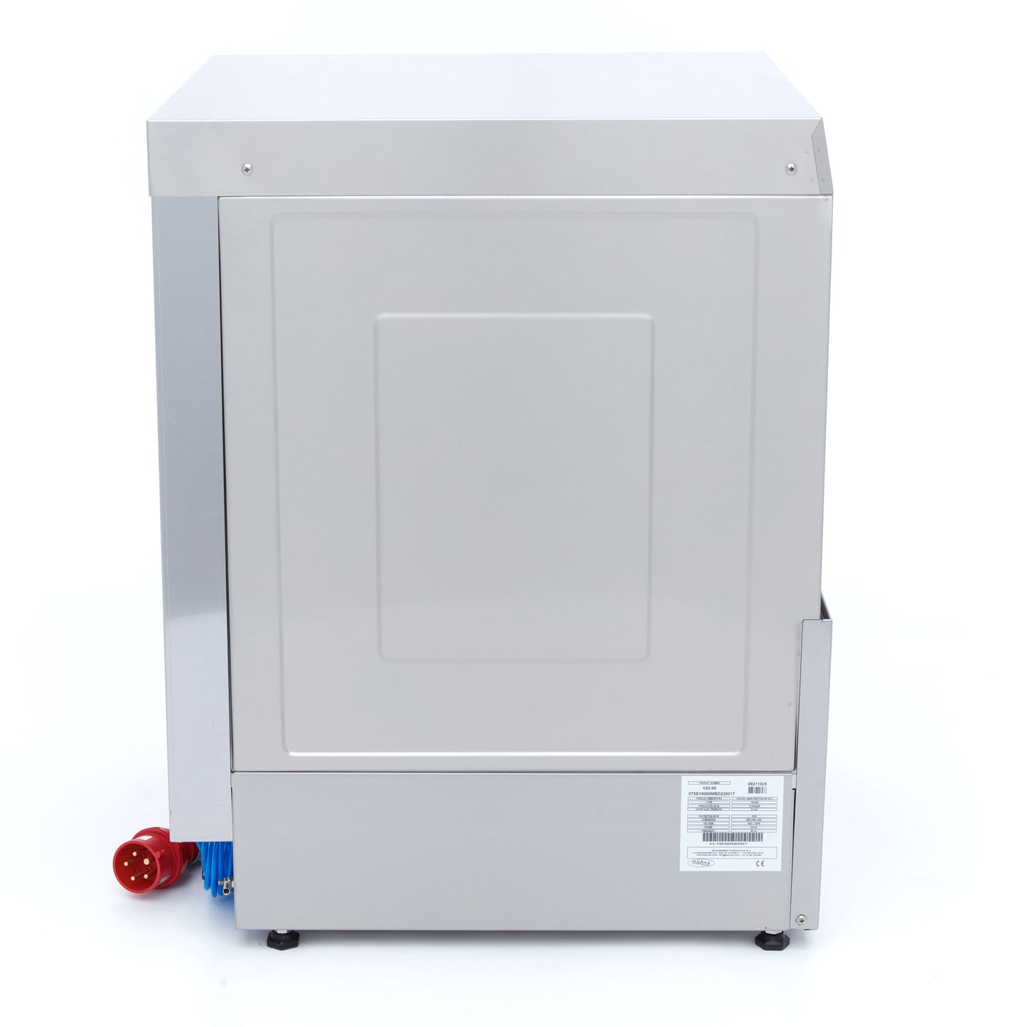 Undercounter Dishwasher - 50 x 50cm - with Rinse Aid Pump - Digital Display - 400V