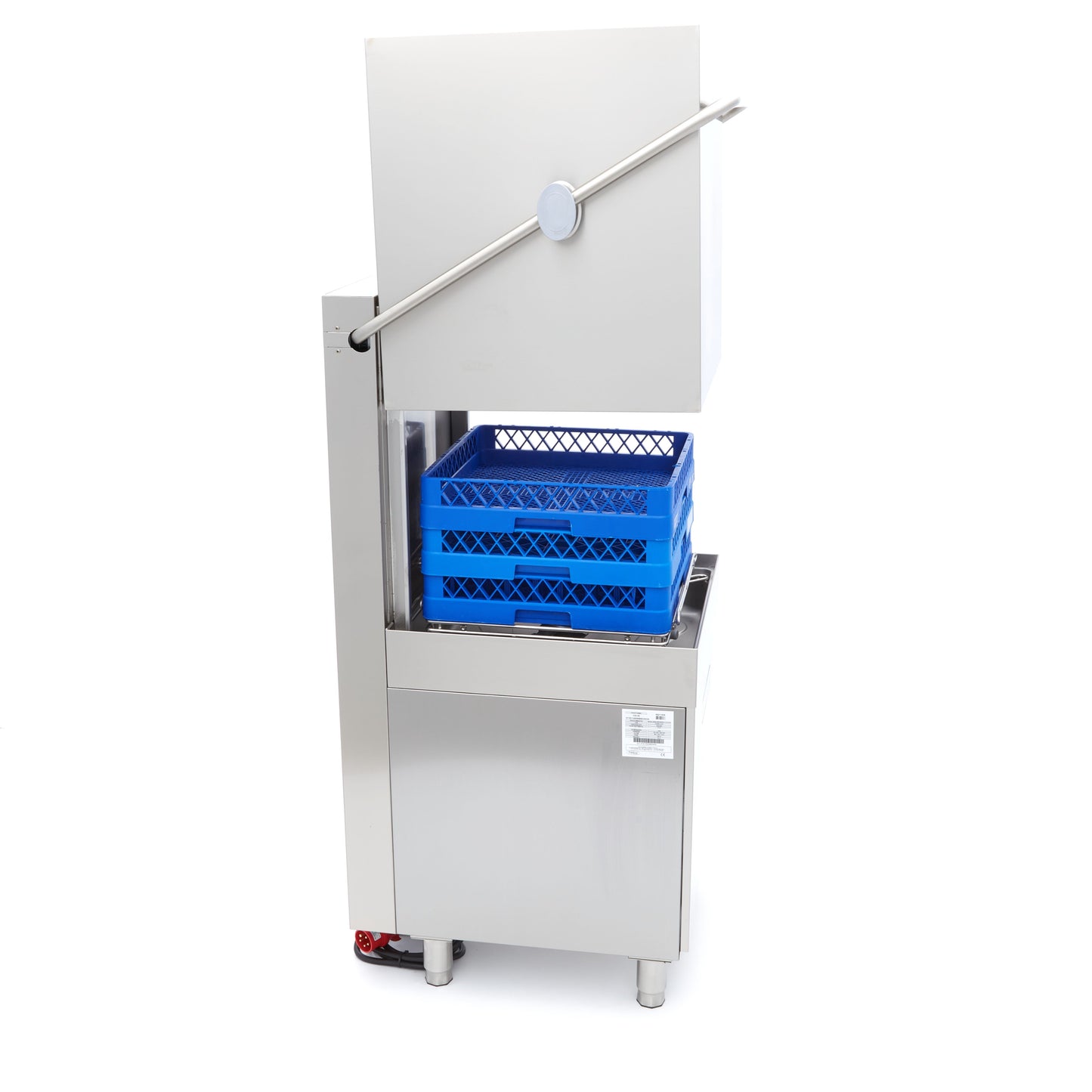 Pass Through Dishwasher - 50 x 50cm - With Rinse Aid and Soap Pumps - Digital Display - 400V