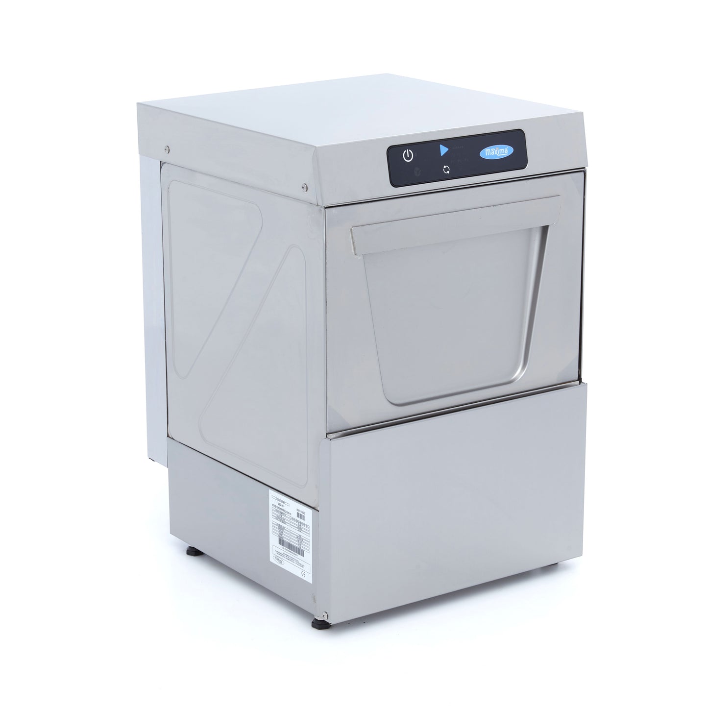 Glass Washer - 35 x 35cm - with Rinse Aid Pump - Digital Display - 230V