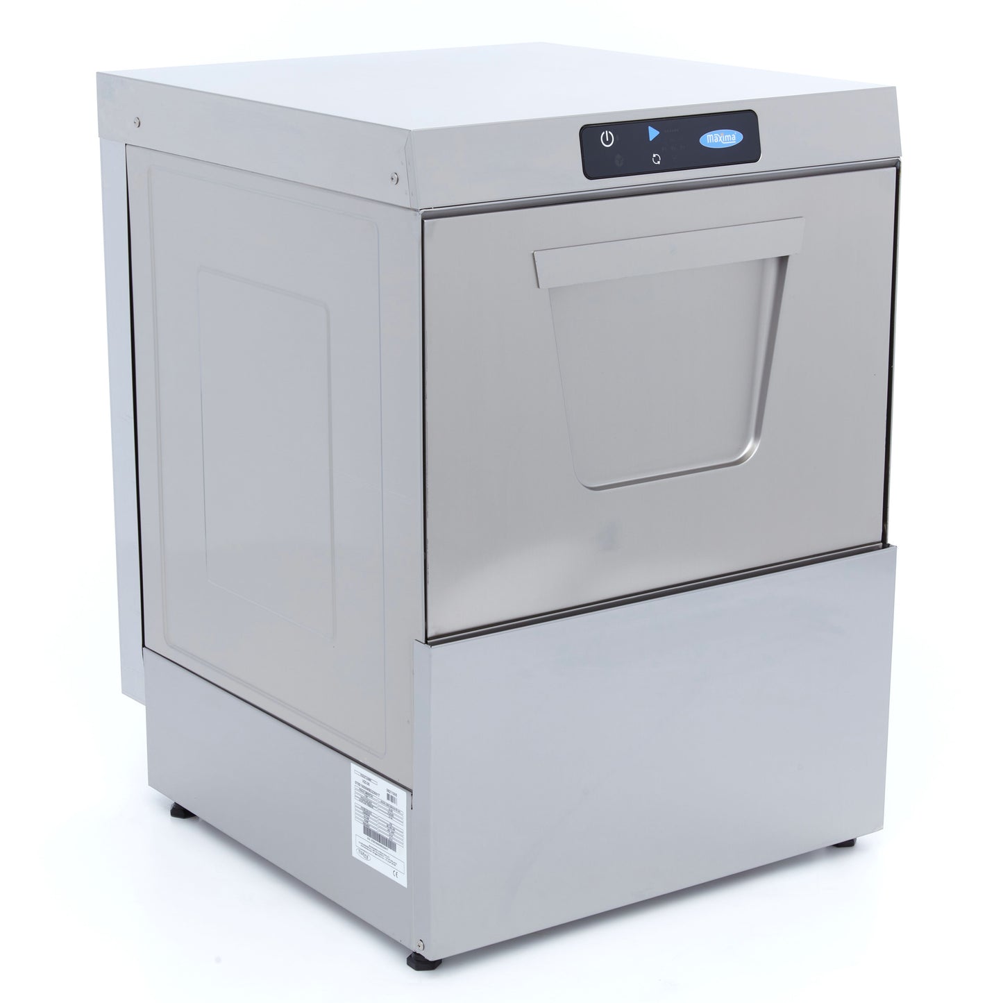 Undercounter Dishwasher - 50 x 50cm - with Rinse Aid Pump - Digital Display - 400V