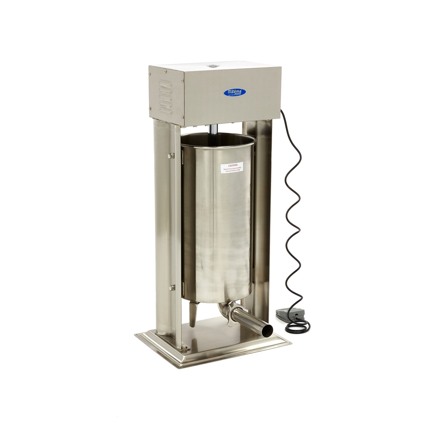 Sausage Stuffer - 25L - Automatic - Vertical - incl 4 Filling Tubes