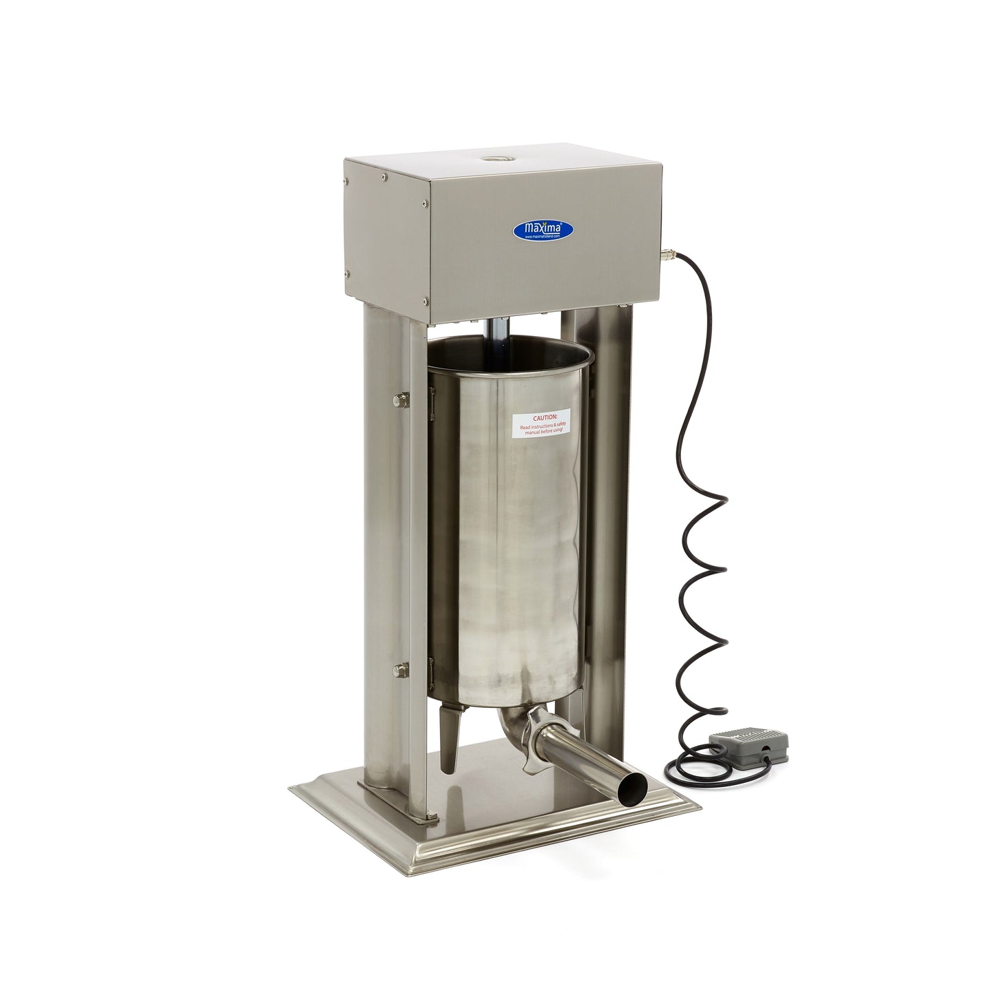 Sausage Stuffer - 15L - Automatic - Vertical - incl 4 Filling Tubes
