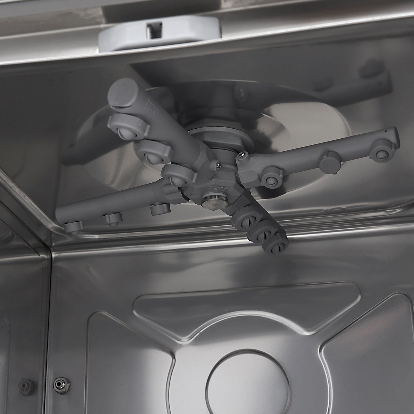 Undercounter Dishwasher - 40 x 40cm - with Drain, Rinse Aid and Soap Pump - Digital Display - 230V