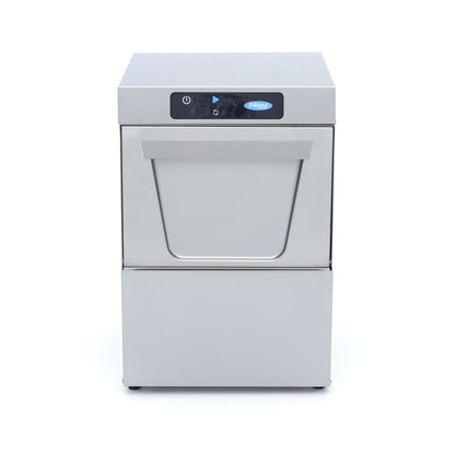 Glass Washer - 35 x 35cm - with Rinse Aid Pump - Digital Display - 230V