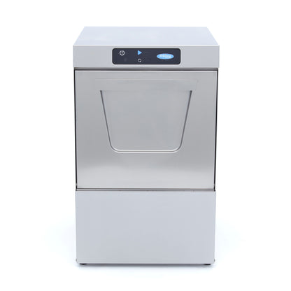 Undercounter Dishwasher - 40 x 40cm - with Drain, Rinse Aid and Soap Pump - Digital Display - 230V