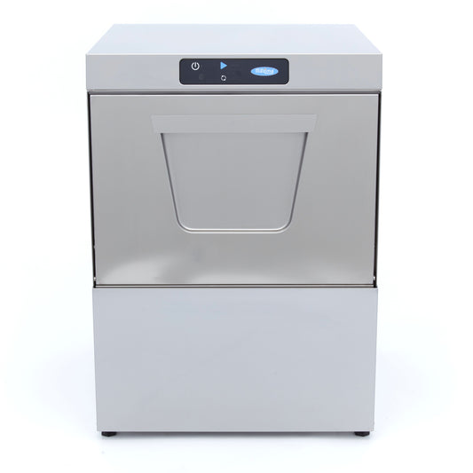 Undercounter Dishwasher - 50 x 50cm - with Rinse Aid Pump - Digital Display - 400V