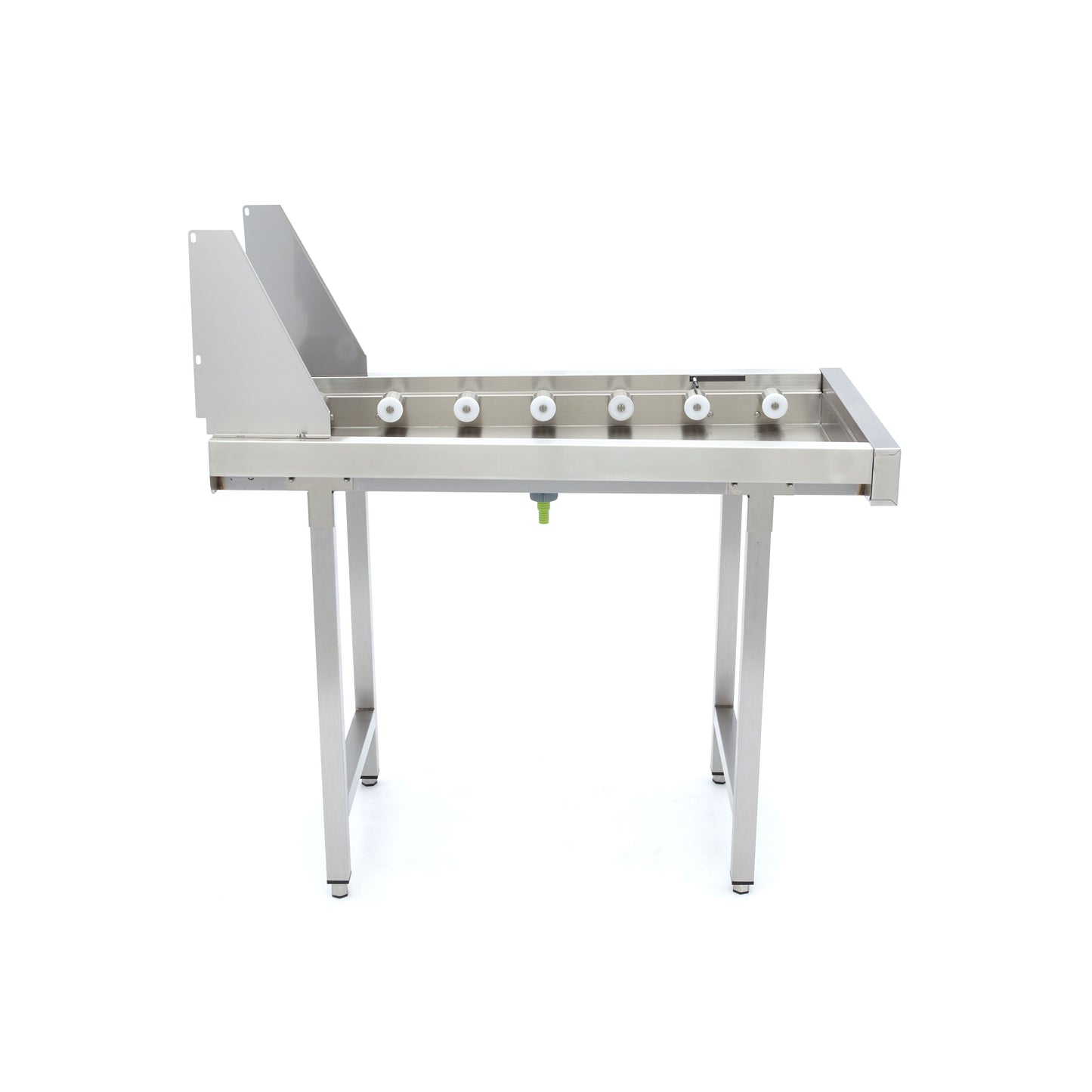 Stainless Steel Straight Roller Table - for Rack Conveyor Dishwasher