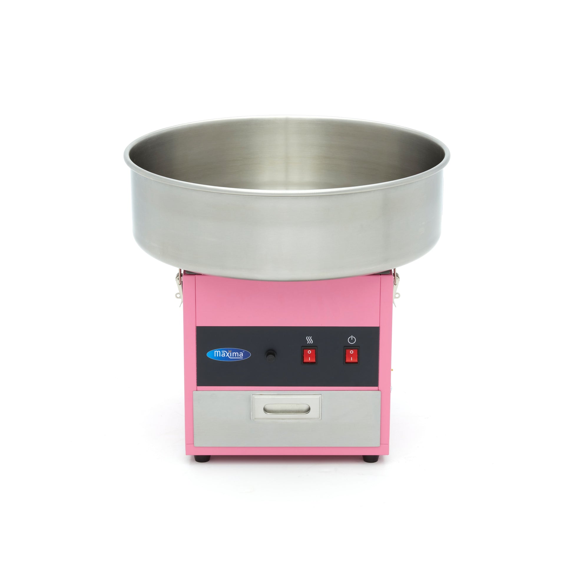 Máquina algodón azúcar rosa