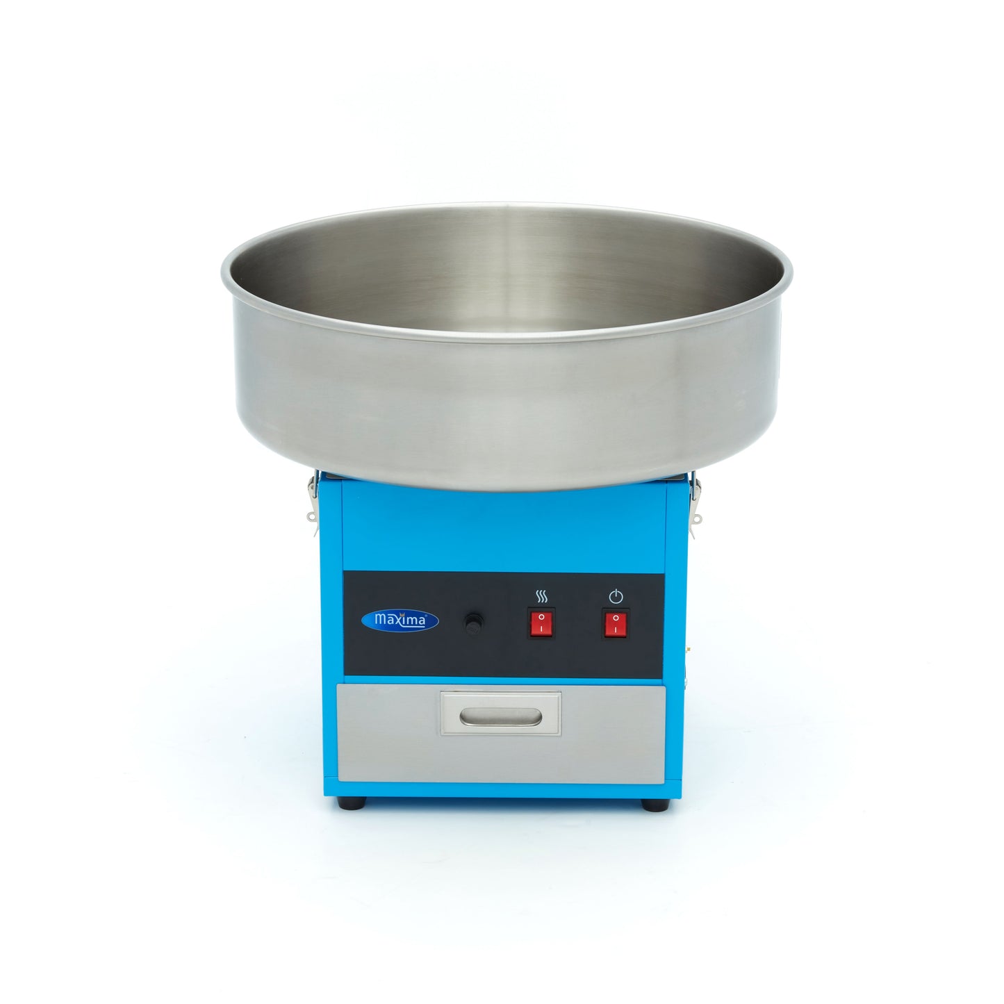 Máquina algodón azúcar azul