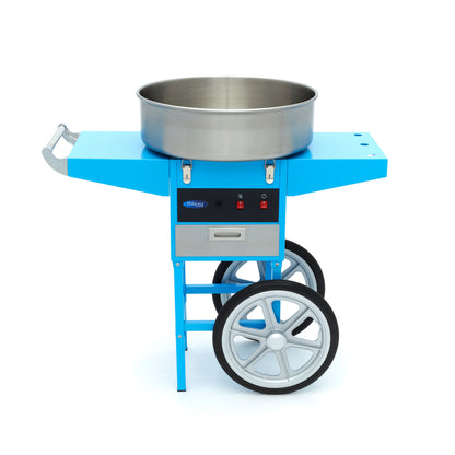 Carrito algodón azúcar azul