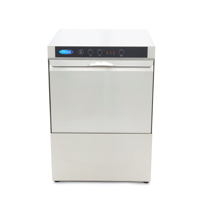 Undercounter Dishwasher - 50 x 50cm - with Drain, Rinse Aid and Soap Pumps - 400V