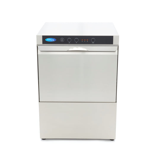 Undercounter Dishwasher - 50 x 50cm - with Drain, Rinse Aid and Soap Pumps - 400V