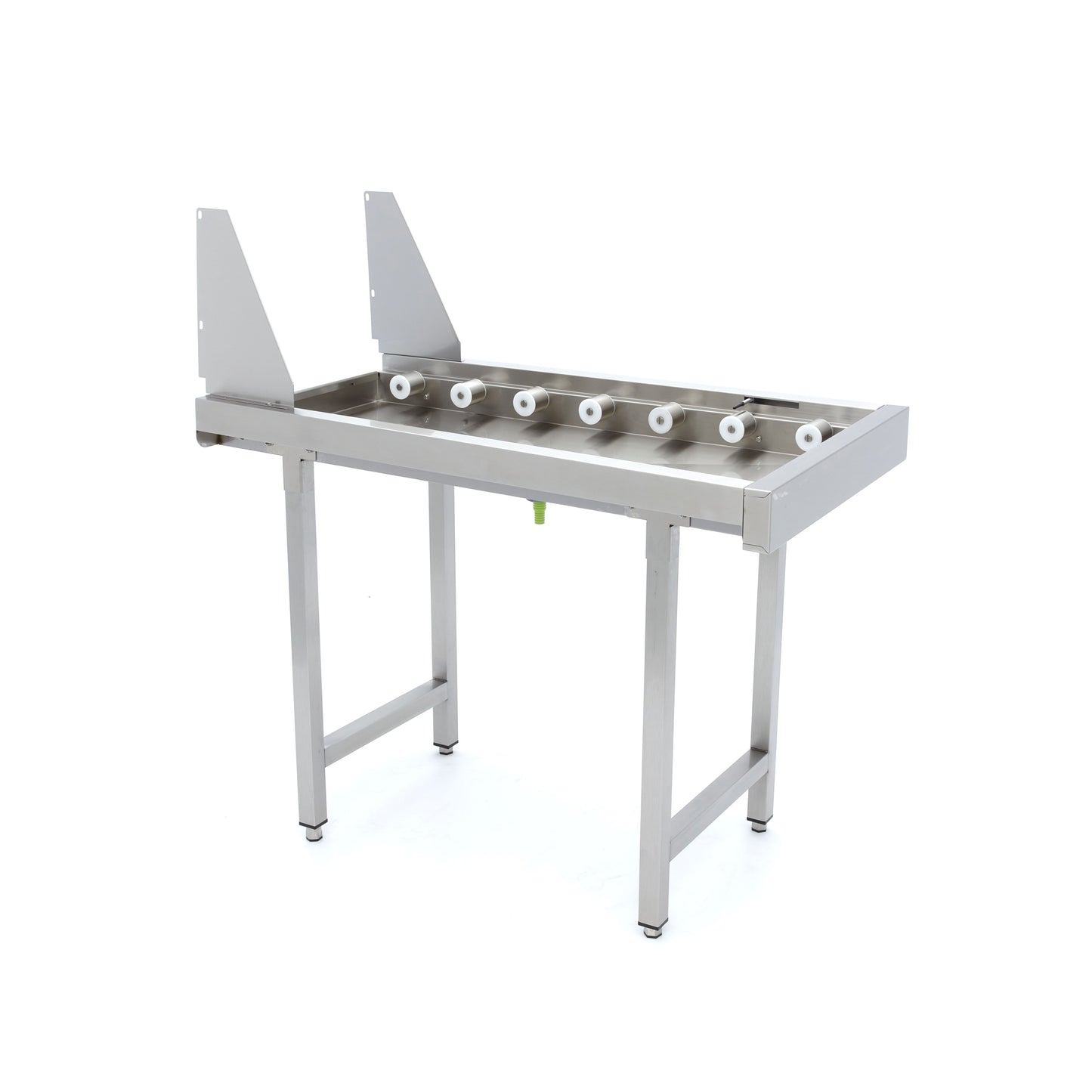 Stainless Steel Straight Roller Table - for Rack Conveyor Dishwasher