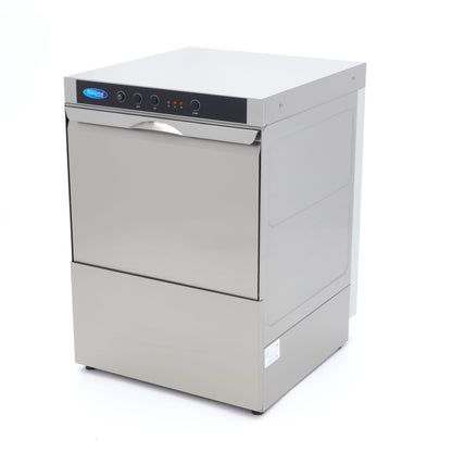 Undercounter Dishwasher - 50 x 50cm - with Drain, Rinse Aid and Soap Pumps - 230V