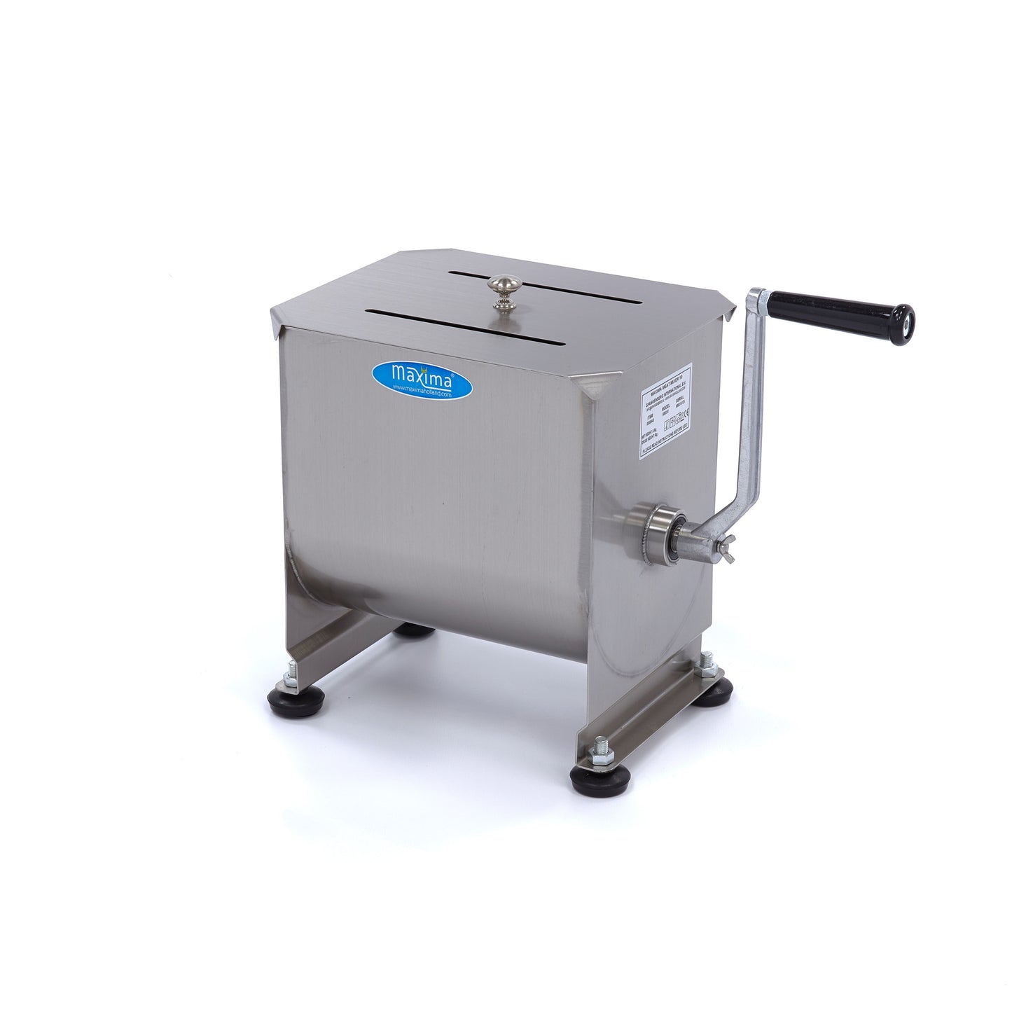 Meat Mixer - 10L - 7,5kg Meat - Single Axle - Manual