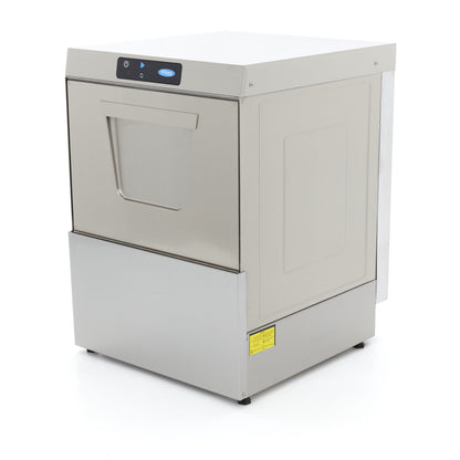 Undercounter Dishwasher - 50 x 50cm - with Drain, Rinse Aid and Soap Pump - Digital Display - 400V